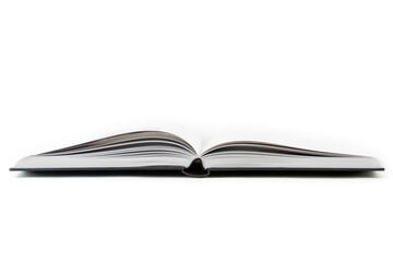 Open book isolated on white background