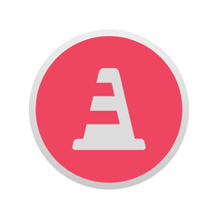 Traffic Cone - Sticker