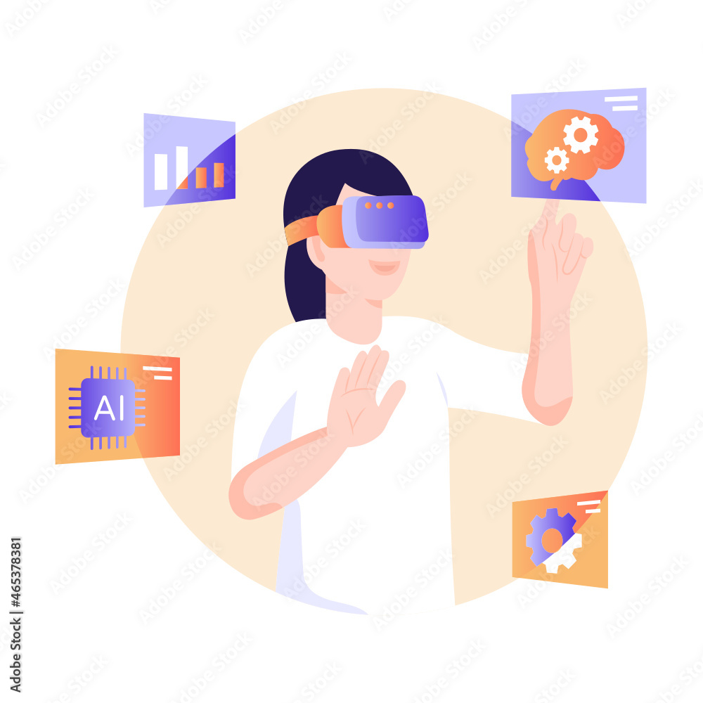 Canvas Prints Virtual Reality