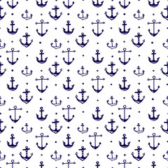 Hand Drawing Nautical Seamless Pattern for party, anniversary, birthday. Design for banner, poster, card, invitation and scrapbook 