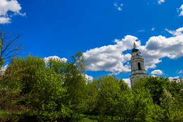 Fototapeta na wymiar Saviour-Transfiguration Mhar Monastery near Lubny in Poltava region, Ukraine