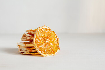 Delicious sweet dried orange slices