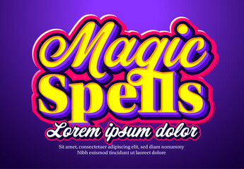 Magic Spells Medieval and Magical Text Effect