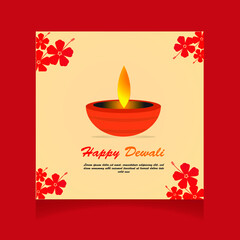 Happy Dewali Social Media Template