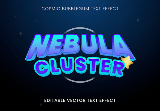 Comic Text Effect Layout