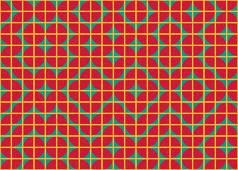 Abstract Geometric Pattern generative computational art illustration