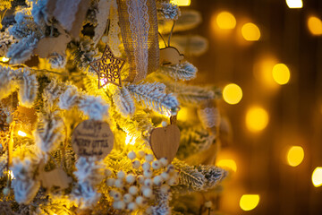 festive christmas and new year decorations	