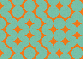 Fototapeta premium Abstract Geometric Pattern generative computational art illustration