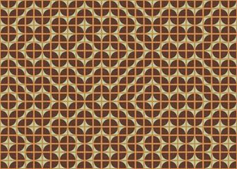 Abstract Geometric Pattern generative computational art illustration