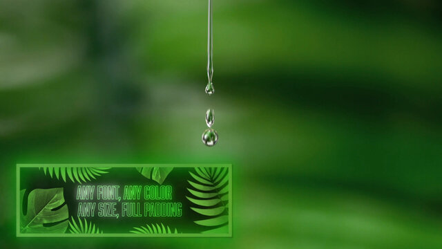 Tropical Jungle Neon Lower Third