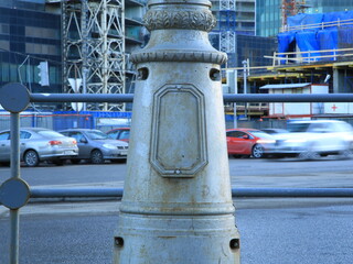 light stand in the city
