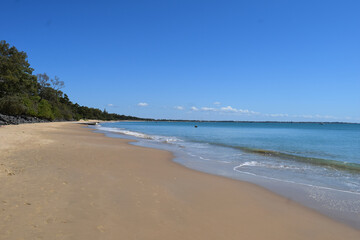 blue sky beach