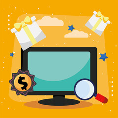 cute black friday card