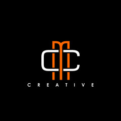 CM, MC Letter Initial Logo Design Template Vector Illustration - obrazy, fototapety, plakaty