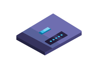 metallic purple modem