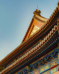 close up of colorful pagoda in cultural asian city in japan