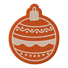christmas ball cookie