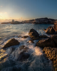 a nic e sunrise during the summer 