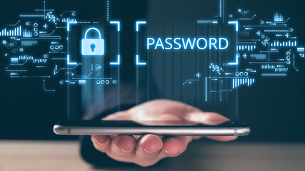 The concept of a password and security in smartphone services