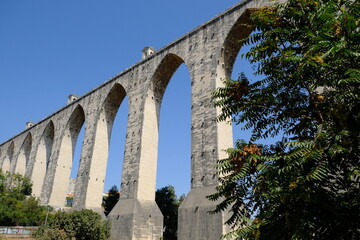 Fototapeta na wymiar Portugal Lisbon - Aqueduto das Aguas Livres - Aguas Livres Aqueduct