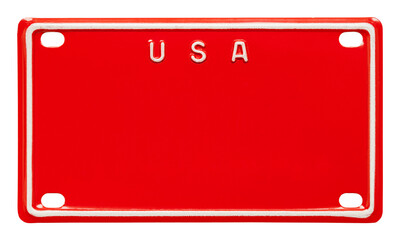 USA License Plate