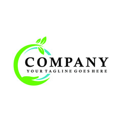 save green logo design idea. logo for green leaf company energy and other