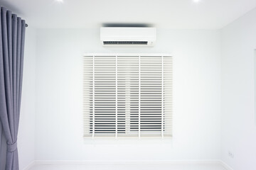 Venetian blind and air conditioner (ac) wall mount or indoor unit of split system consist of...
