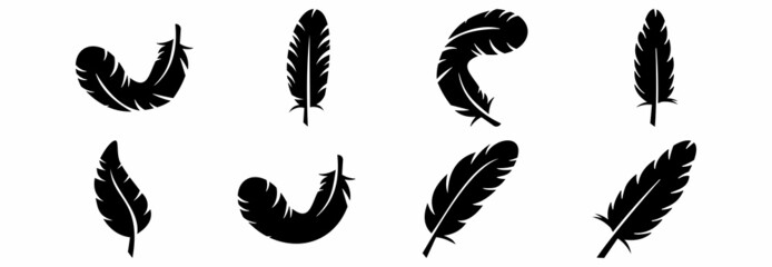 feather icon set, feather vector set