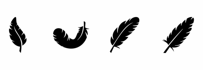 feather icon set, feather vector set