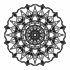 decorative concept abstract mandala illustration. EPS 10