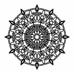 decorative concept abstract mandala illustration. EPS 10