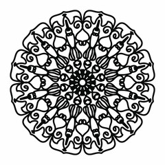 decorative concept abstract mandala illustration. EPS 10