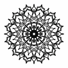 decorative concept abstract mandala illustration. EPS 10