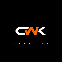 CWK Letter Initial Logo Design Template Vector Illustration