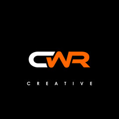 CWR Letter Initial Logo Design Template Vector Illustration