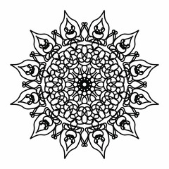 decorative concept abstract mandala illustration. EPS 10