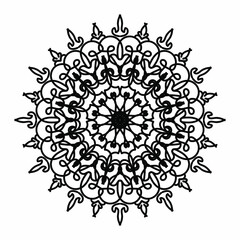 decorative concept abstract mandala illustration. EPS 10