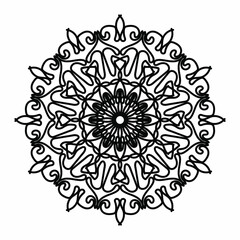 decorative concept abstract mandala illustration. EPS 10