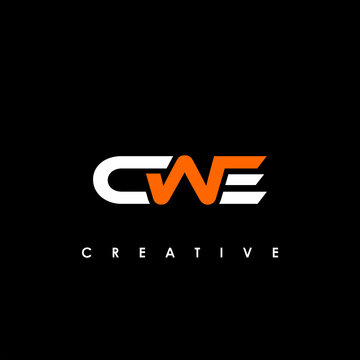 CWE Letter Initial Logo Design Template Vector Illustration