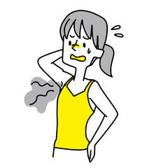 	脇の匂いが気になる女性