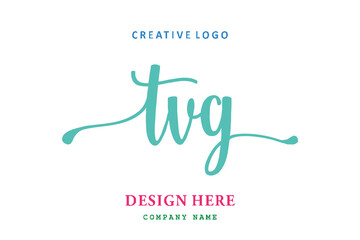 TVG lettering logo is simple, easy to understand and authoritative