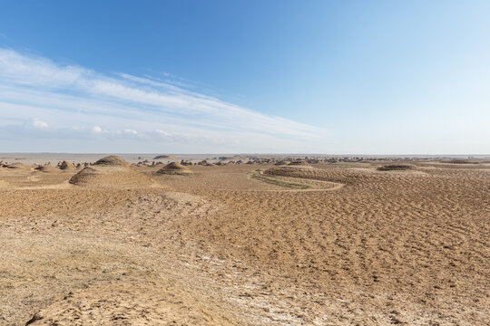 wind erosion landscape in qinghai