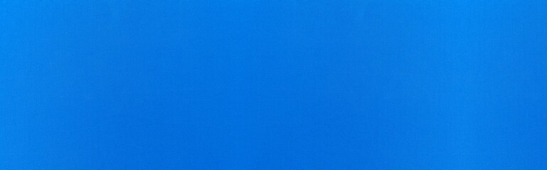 Panorama of Blue canvas texture background of cotton burlap natural fabric cloth for wall paper and painting design backdrop