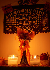 Catrina. day of the dead, mexican celebration