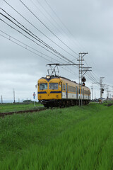 Fototapeta premium 島根県出雲市松江市の一畑電車