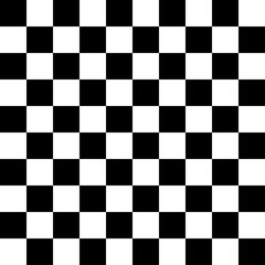 Illustration of Black White Checkered Pattern. Perfect for Chess Table, Checkerboard, Fabric, Wallpaper, Paperwrap, Background and Flag Race. Vector File. Editable.