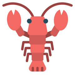 shrimp flat icon