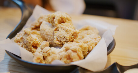 Korean cuisine crispy chili chicken