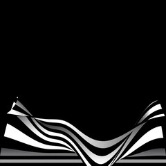 Fototapeta premium Black abstract background design vector