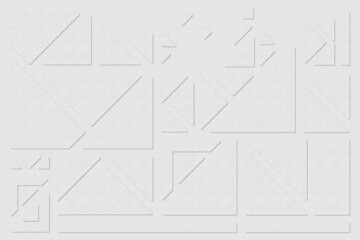 Geometric triangles on a gray background design resource vector